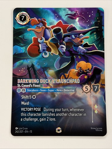Disney lorcana darkwing - disney, duck